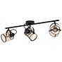 Eglo Verdant Triple Caged Adjustable Ceiling Spotlight Rail