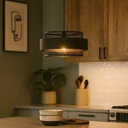 Eglo Bazely Black E27 Pendant Light