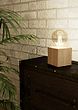 Eglo PRESTWICK 2 Natural Wooden Cube Table Light