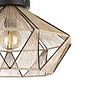 Eglo ADWICKLE Natural Hemp Black Wire Geometric Ceiling Light