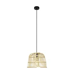 Eglo GLYNEATH Wicker Pendant Light