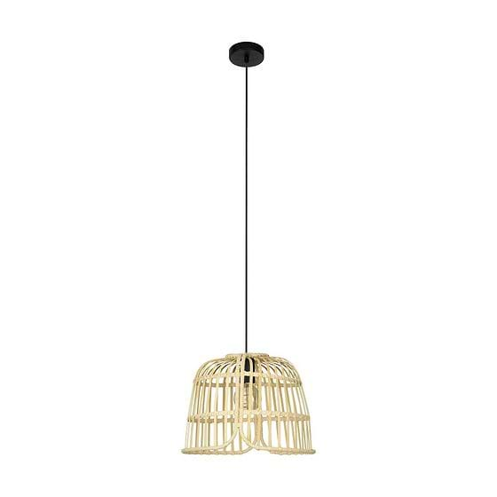 Eglo GLYNEATH Wicker Pendant Light