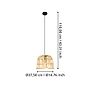 Eglo GLYNEATH Wicker Pendant Light
