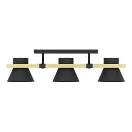 Eglo Maccles Black Brown E27 Ceiling Light