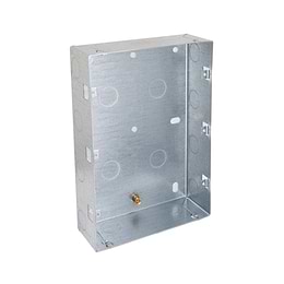 9-12 Gang 47mm Steel Pattress Box (Back Box)