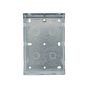 9-12 Gang 47mm Steel Pattress Box (Back Box)
