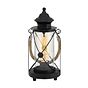 Eglo BRADFORD Black Classic Lantern Table Light