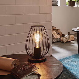 Eglo Newtown Black E27 Table Light