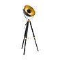 Eglo Covaleda Black & Gold Tripod Floor Lamp 