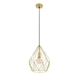 Eglo Carlton Gold-Coloured E27 Pendant Light