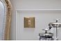 Soho Lighting Brushed Brass 1 Gang Light Switch 10A 2-Way White Inserts