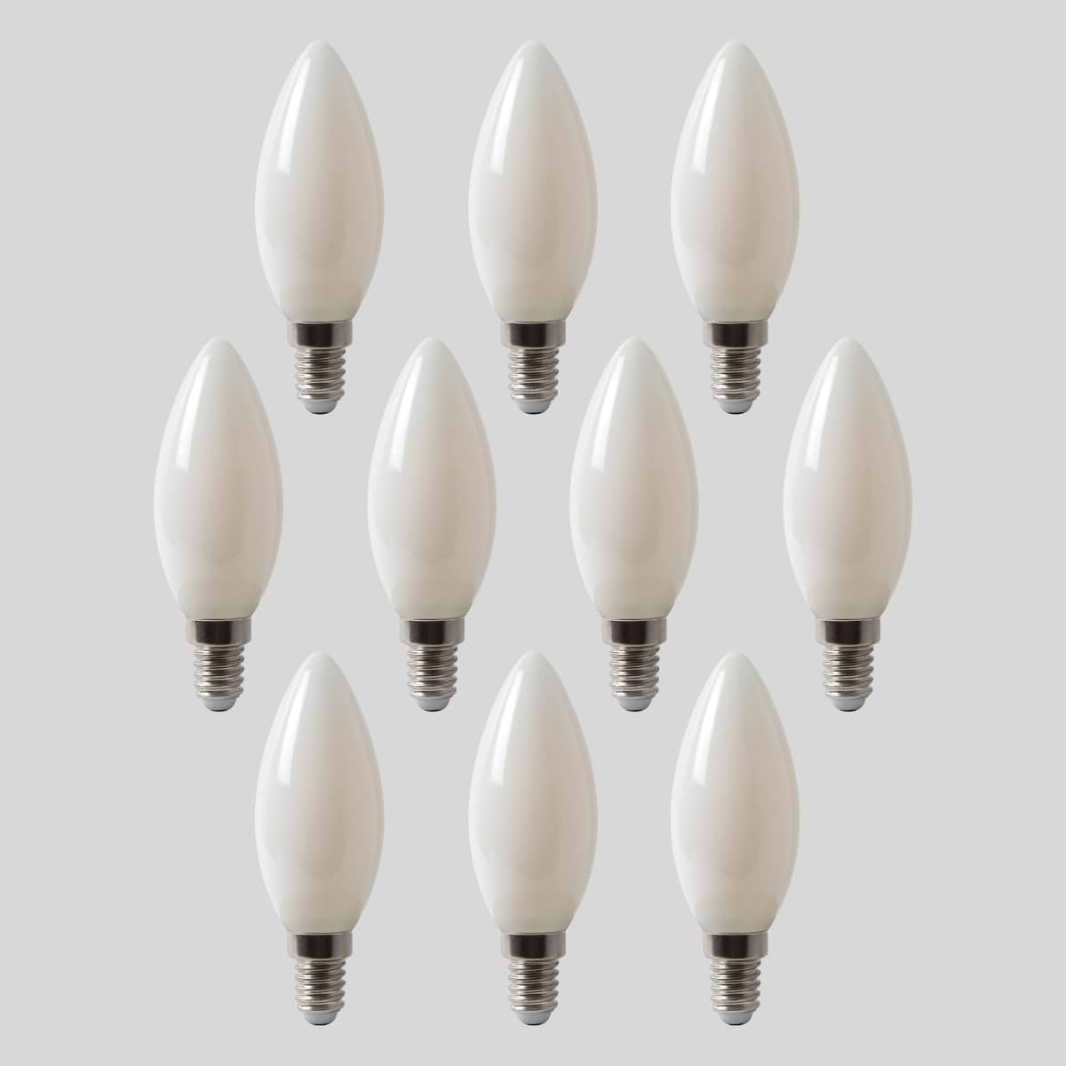 4-pack Smart Bulb E14, Alexa LED Candle Light Bulb RGBTW 5W 470LM