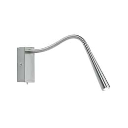 Saxby Madison Polished Chrome 1W SW warm white LED Reading Wall Light