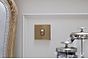 Soho Lighting Brushed Brass 1 Gang Intermediate Switch Black Ins 10A Screwless