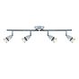 Saxby Amalfi 4 Light chrome 35W Spotlight Bar