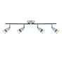 Saxby Amalfi 4 Light chrome 35W Spotlight Bar