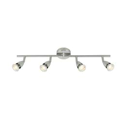 Saxby Amalfi 4 Light satin nickel 35W Spotlight Bar