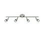 Saxby Amalfi 4 Light satin nickel 35W Spotlight Bar