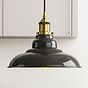 Slate Grey St Edmund's Painted Pendant Light