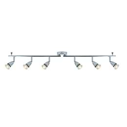 Saxby Amalfi 6 Light chrome 35W Spotlight Bar