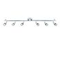 Saxby Amalfi 6 Light chrome 35W Spotlight Bar