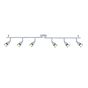Saxby Amalfi 6 Light white 35W Ceiling Spotlight Bar