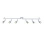 Saxby Amalfi 6 Light white 35W Ceiling Spotlight Bar