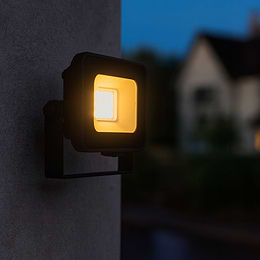 Eglo Risacca-E Small Black Outdoor LED Flood Light 4000K IP65