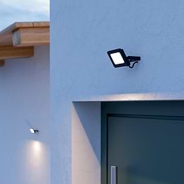 Eglo Risacca-E Medium Black Outdoor LED Flood Light 4000K IP65