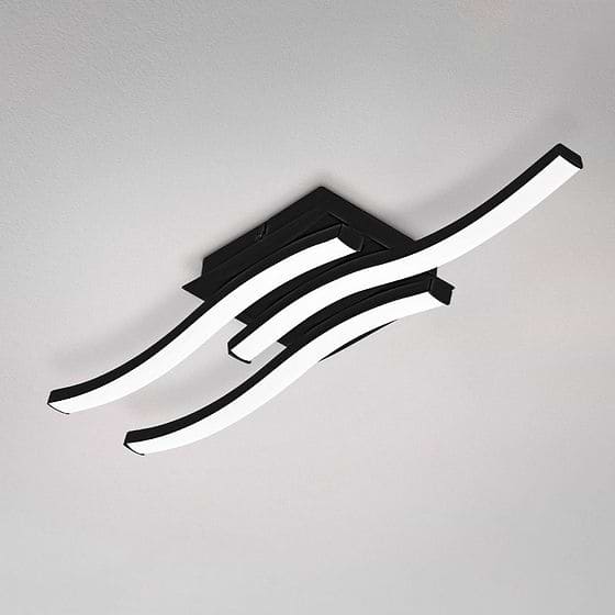 Eglo Cabezas-E Small Black LED Wall/Ceiling Light 4000K