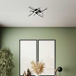 Eglo Cabezas-E Black LED Wall/Ceiling Light 4000K