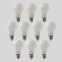 10 Pack - Soho Lighting 8w E27 ES Opal GLS LED Light Bulb 4100K Horizon Daylight Dimmable