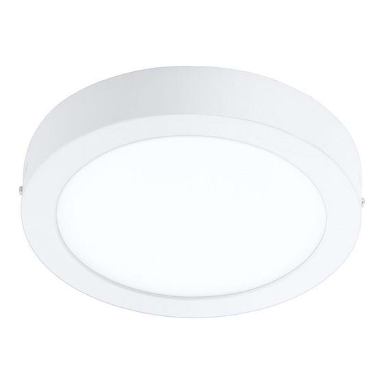 Eglo Neoteric Small White Round Ceiling Light