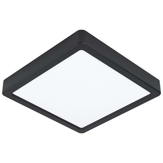 Eglo Neoteric Small Black Deep Square Ceiling Light