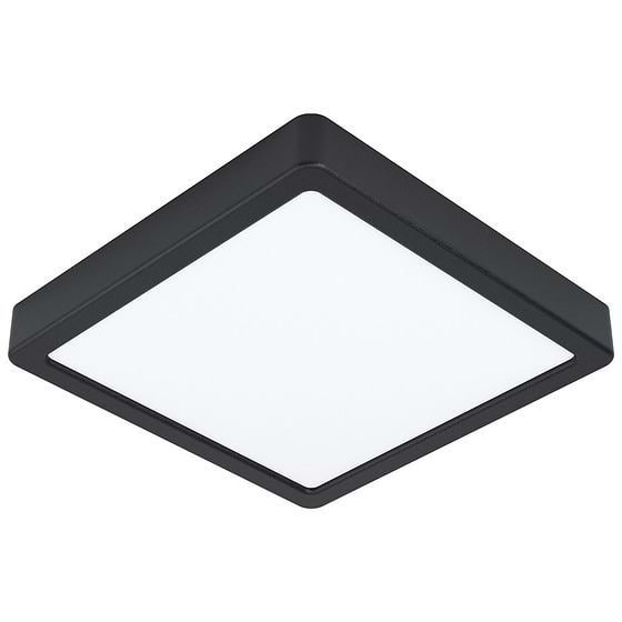 Eglo Neoteric Small Black Deep Square Ceiling Light