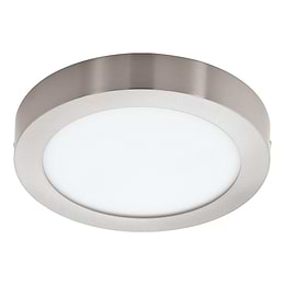 Eglo Neoteric Small Nickel Round Ceiling Light