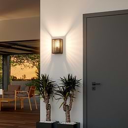 Eglo Alamonte 3 Black Outdoor E27 Wall Light IP44