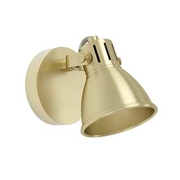 Eglo SERAS Brushed Brass Directional GU10 LED Spotlight 3W