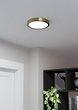 Eglo FUEVA 5 Brushed Brass LED Ceiling & Wall Light