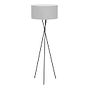 Eglo FONDACHELLI Black & Grey Tripod Floor Lamp