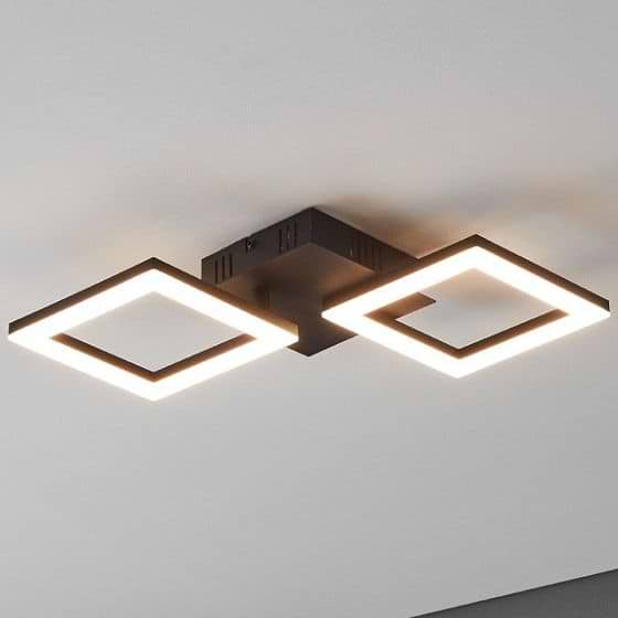 Eglo Paranday-Z Small Black LED Ceiling Light 3000-6500K