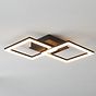 Eglo PARANDAY-Z Matte Black Smart LED Square Contemporary Ceiling Light