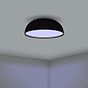 Eglo TOLLOS-Z Matte Black Round Smart LED Ceiling Light