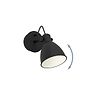 Eglo SAN PERI 1 Matte Black Directional Wall Light