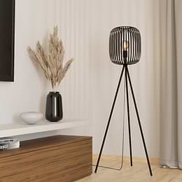 Eglo Romazzina Black E27 Floor Light