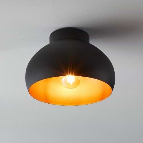Eglo Mogano 2 Black Copper E27 Ceiling Light