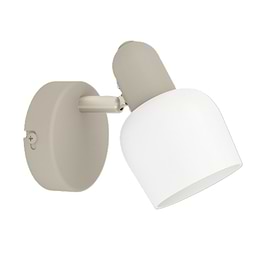 Eglo Corato Single Sandy Satin Nickel E14 Spotlight