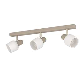 Eglo Corato Triple Sandy Satin Nickel E14 Spotlight