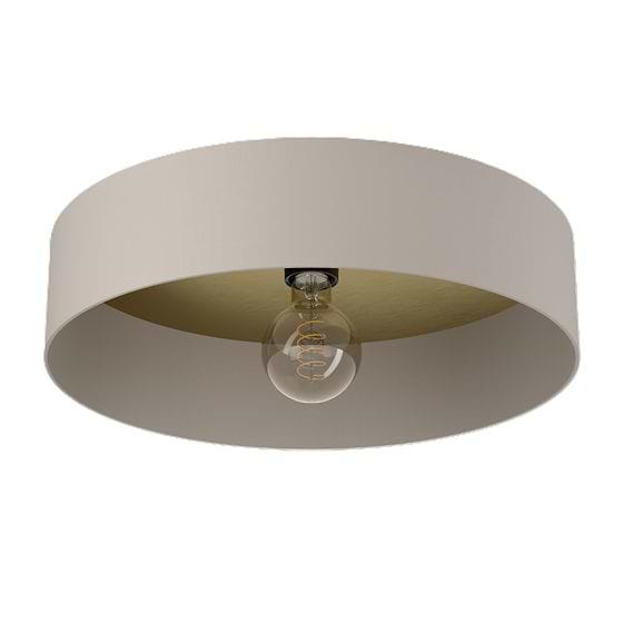 Eglo Duaia Taupe Structure E27 Ceiling Light