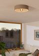 Eglo Duaia Taupe Structure E27 Ceiling Light